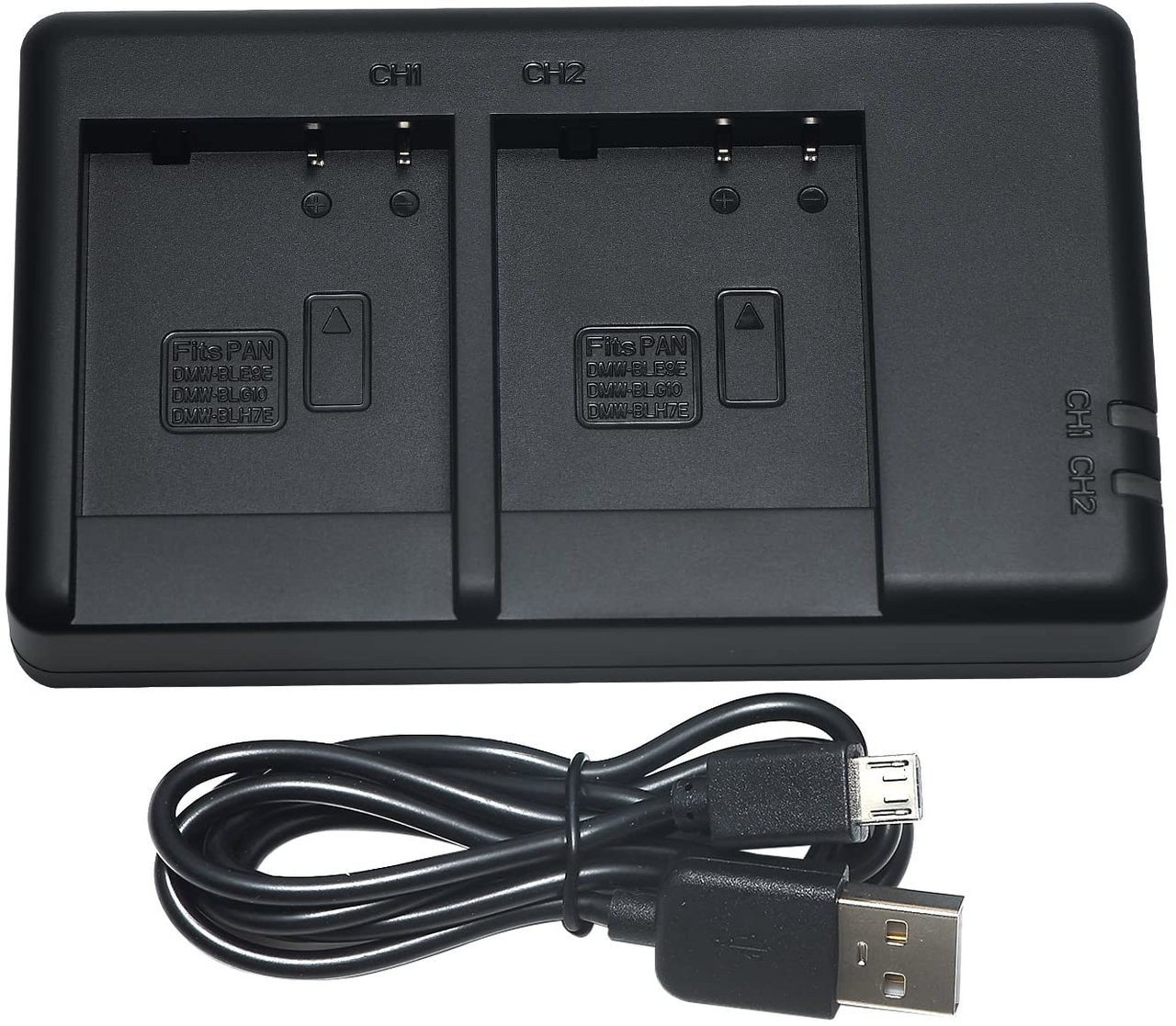 I udlandet malm Agent DMW-BLG10E USB dual charger for Panasonic -