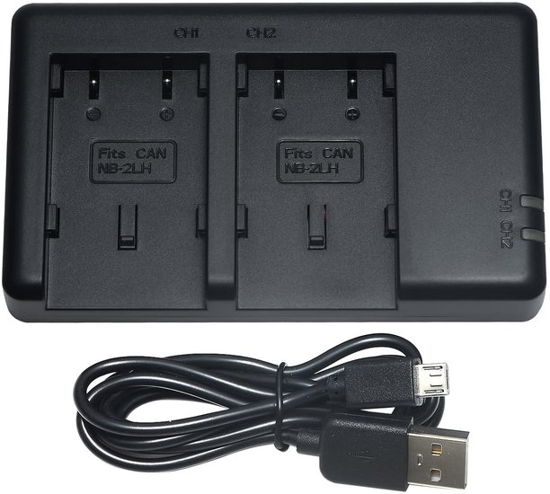 NB-2LH USB Dual Charger (Canon)