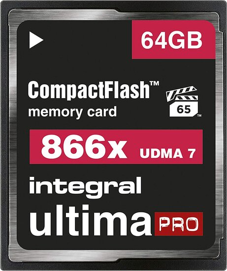 Integral Compact Flash UltimaPro 64GB 130 MB/sec