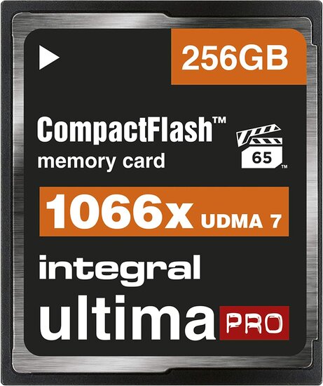 Integral Compact Flash UltimaPro 256GB 160 MB/sec