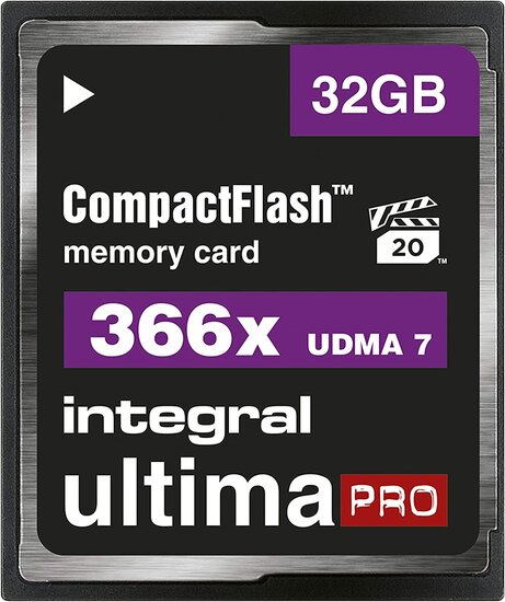 Integral Compact Flash UltimaPro 32GB 55 MB/sec