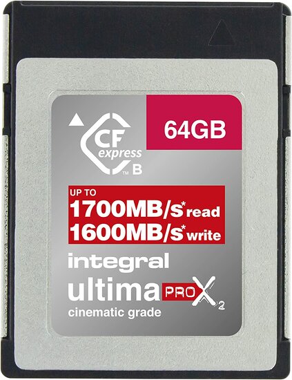 Integral CFexpress UltimaPro X2 64GB 1700 MB/sec
