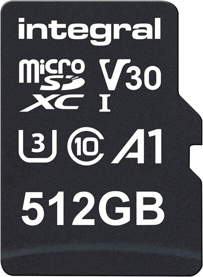 MicroSD 512GB 100 MB/sec