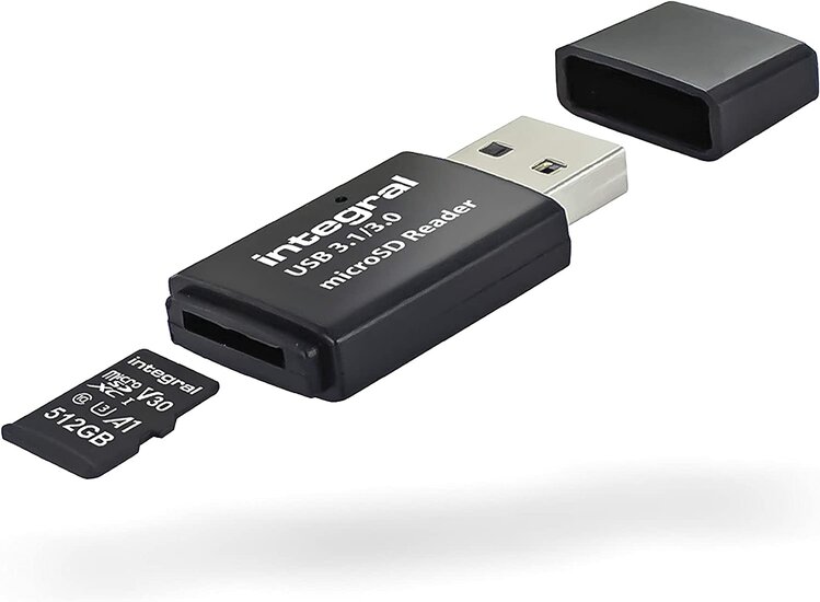 Integral MicroSD USB-A Card Reader