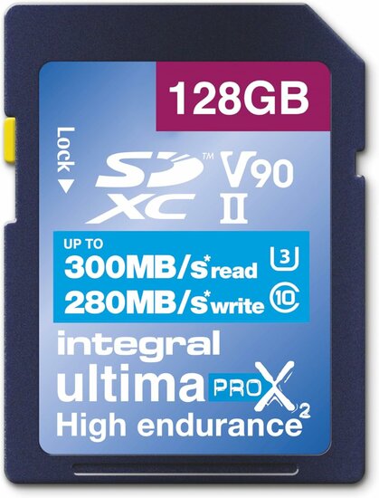 SDXC UltimaPro X2 128GB 280 MB/sec