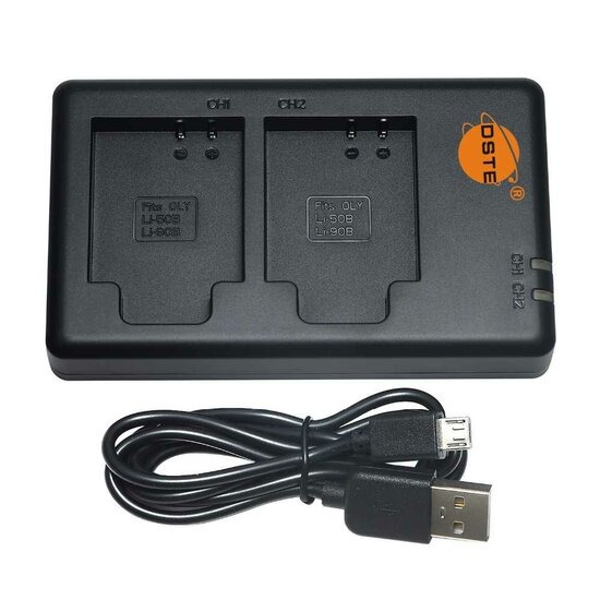 LB-052 USB Dual Charger (Kodak)